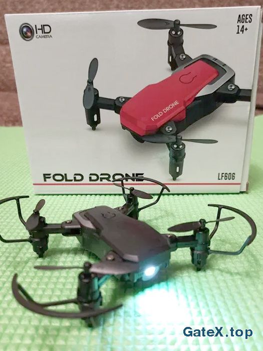 Мини квадрокоптер Fold Drone LF606